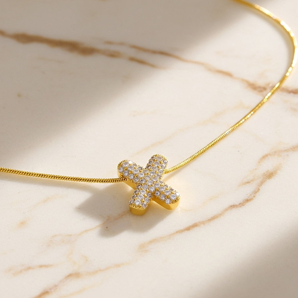 X — Alphabet Necklace