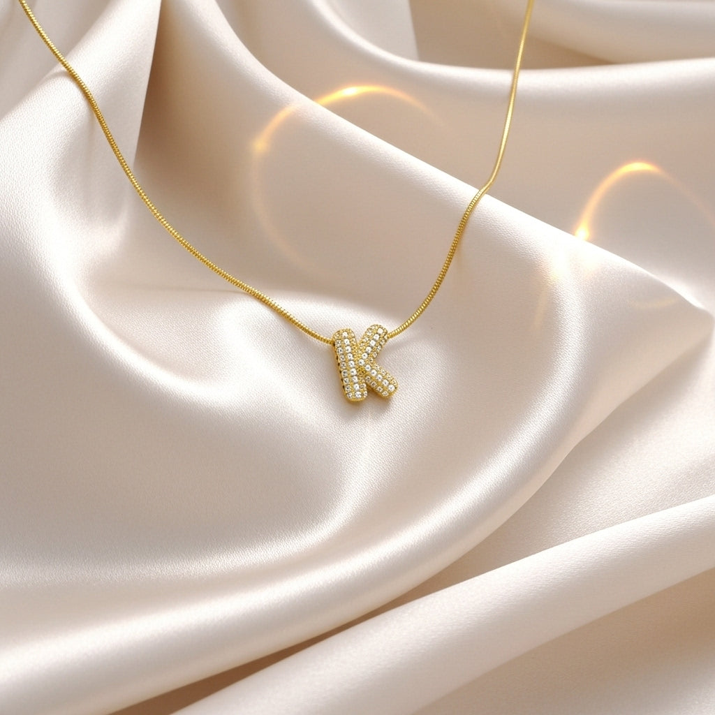 K — Alphabet Necklace
