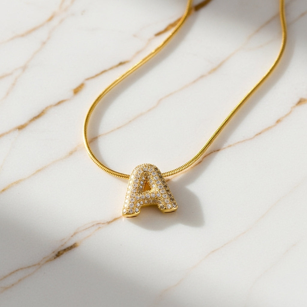 A — Alphabet Necklace