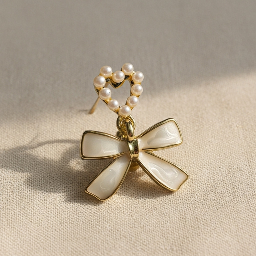 Tassel Heart Earring