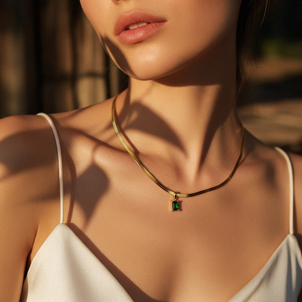 Golden Snake Necklace