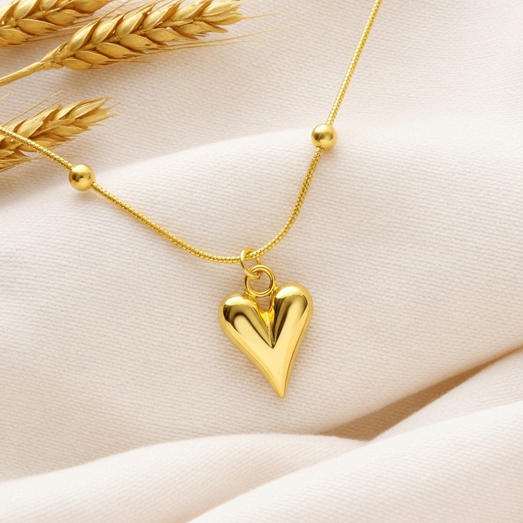 Golden Heart Necklace