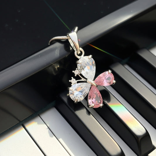 Diamond Butterfly Necklace