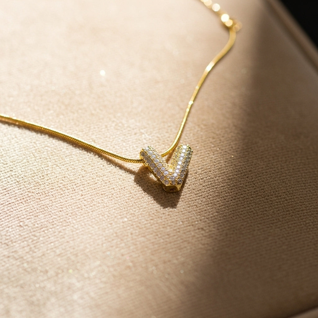 V — Alphabet Necklace