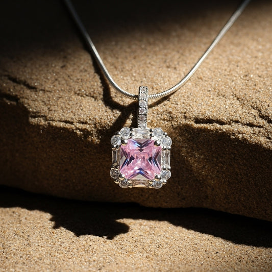 Pink Stone Necklace