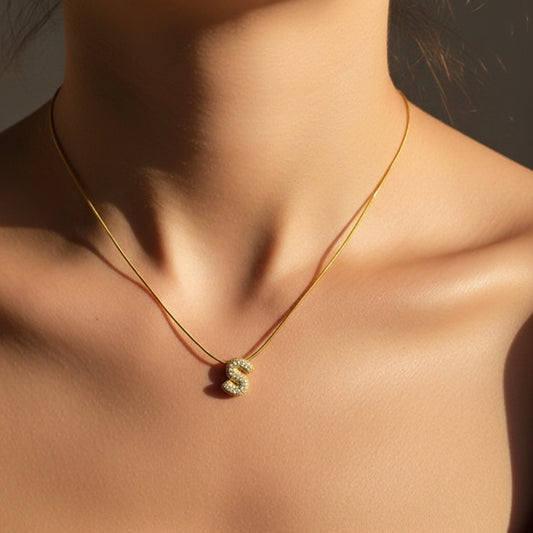 S — Alphabet Necklace