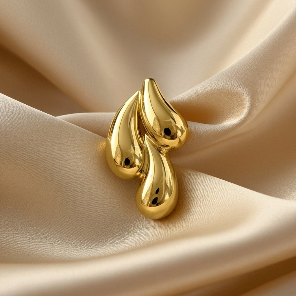 Golden Drops Earring