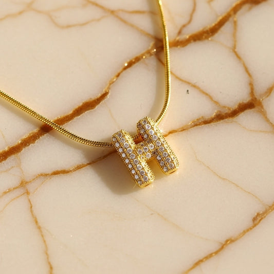 H — Alphabet Necklace