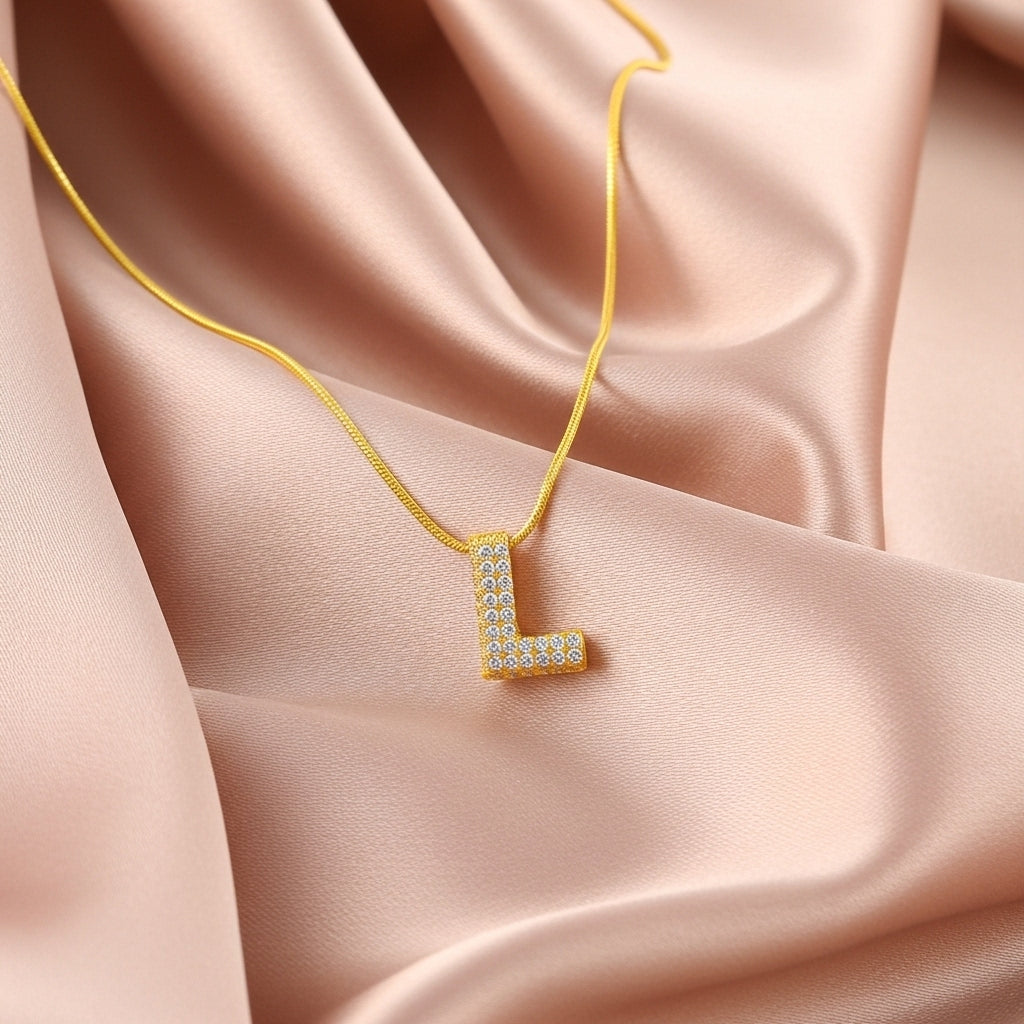 L — Alphabet Necklace