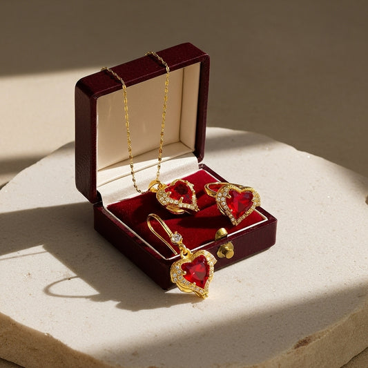 Ruby Heart Set
