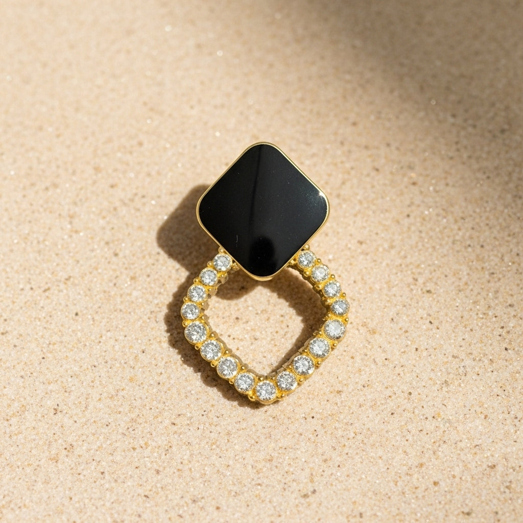 Diamond Halo Earrings