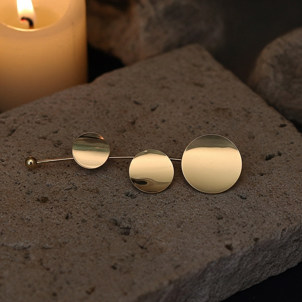 Crescent Moon Earring