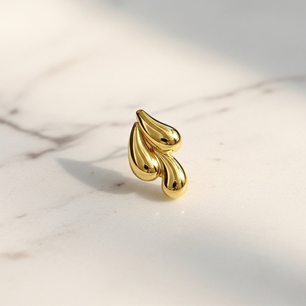 Golden Drops Earring