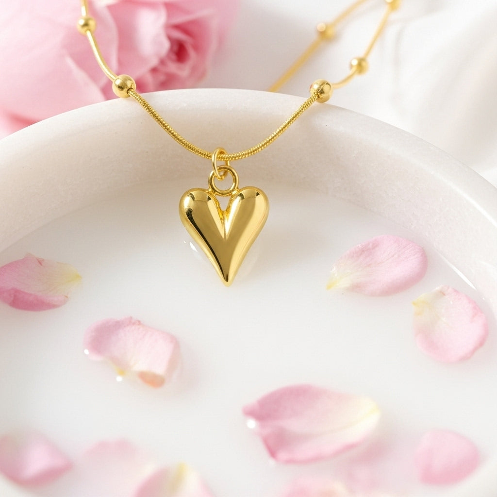 Golden Heart Necklace