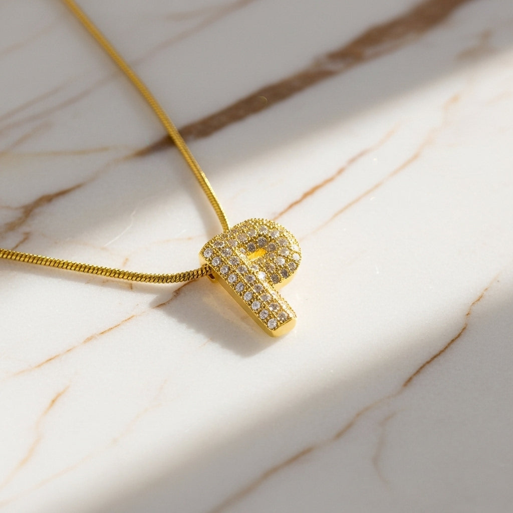 P — Alphabet Necklace