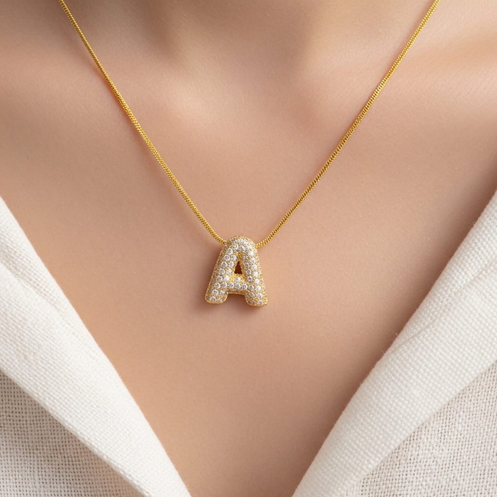 A — Alphabet Necklace