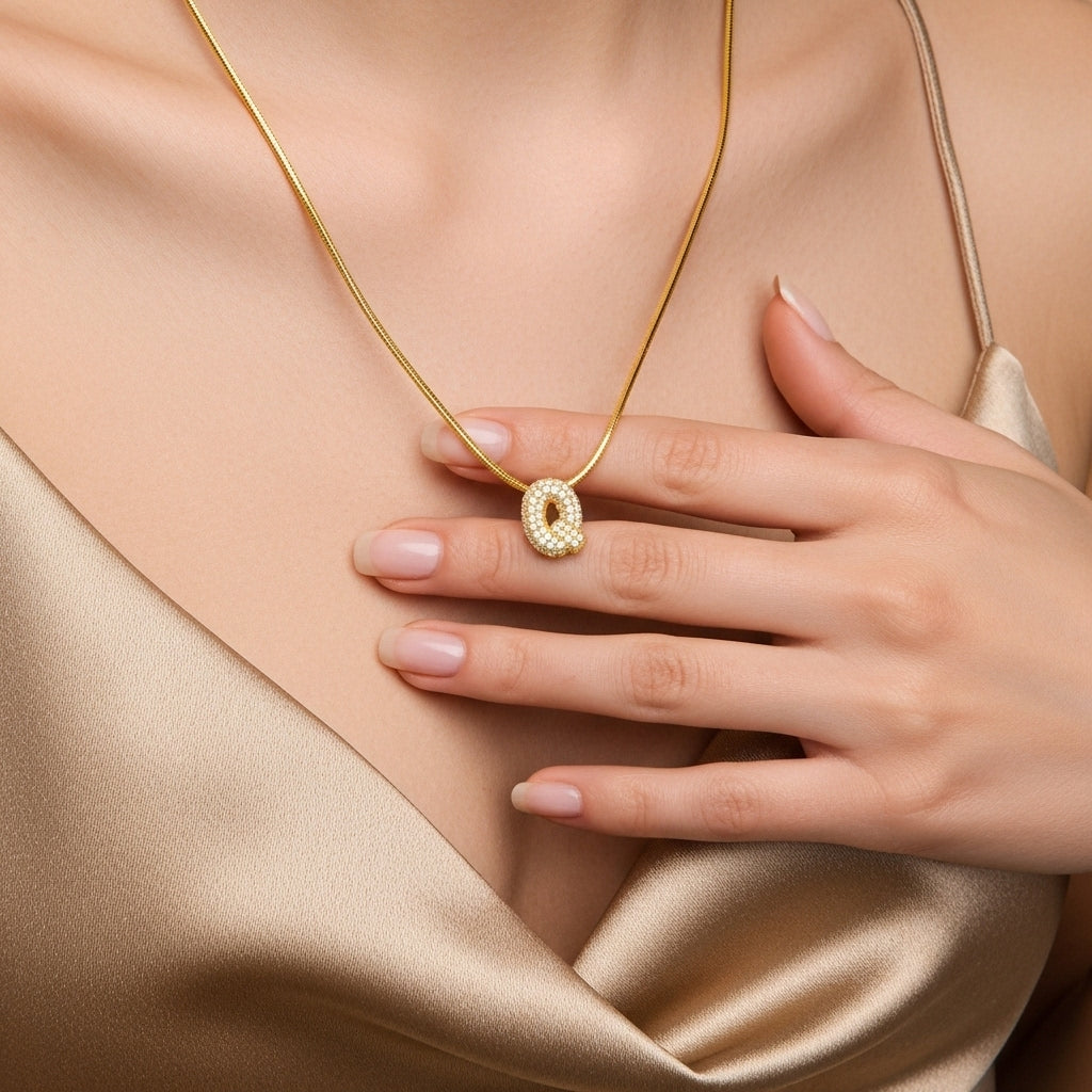 Q — Alphabet Necklace