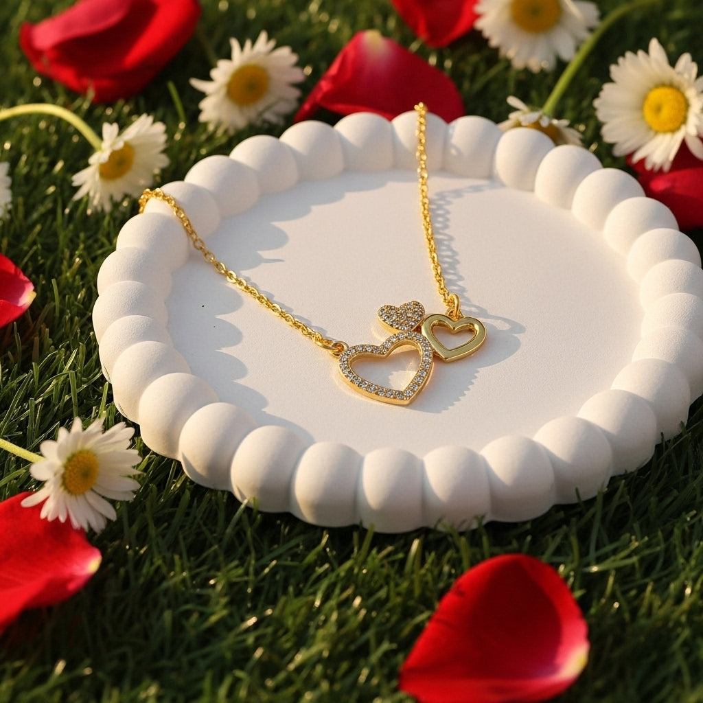 Triple Hearts Necklace