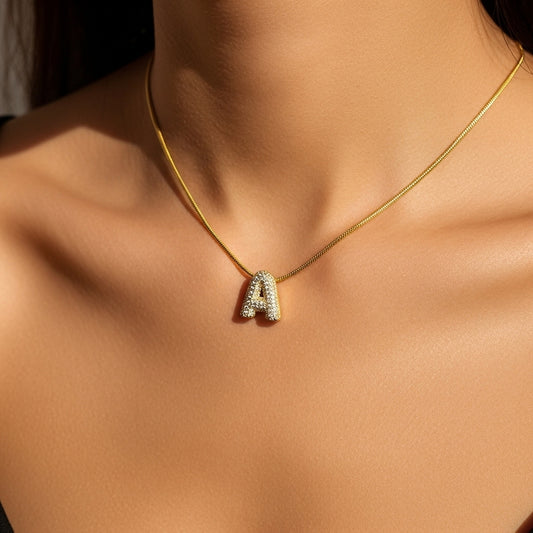 A — Alphabet Necklace