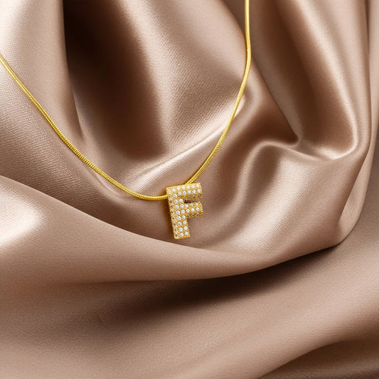 F — Alphabet Necklace