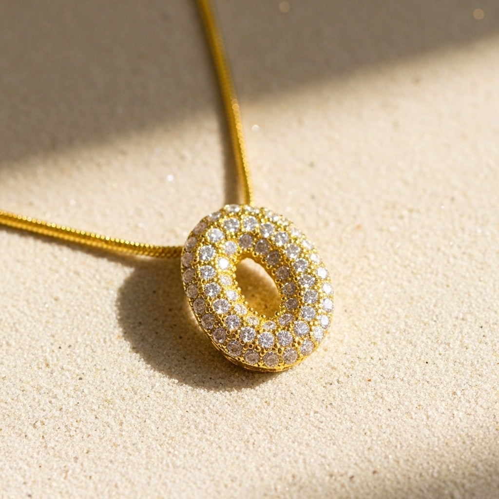 O — Alphabet Necklace