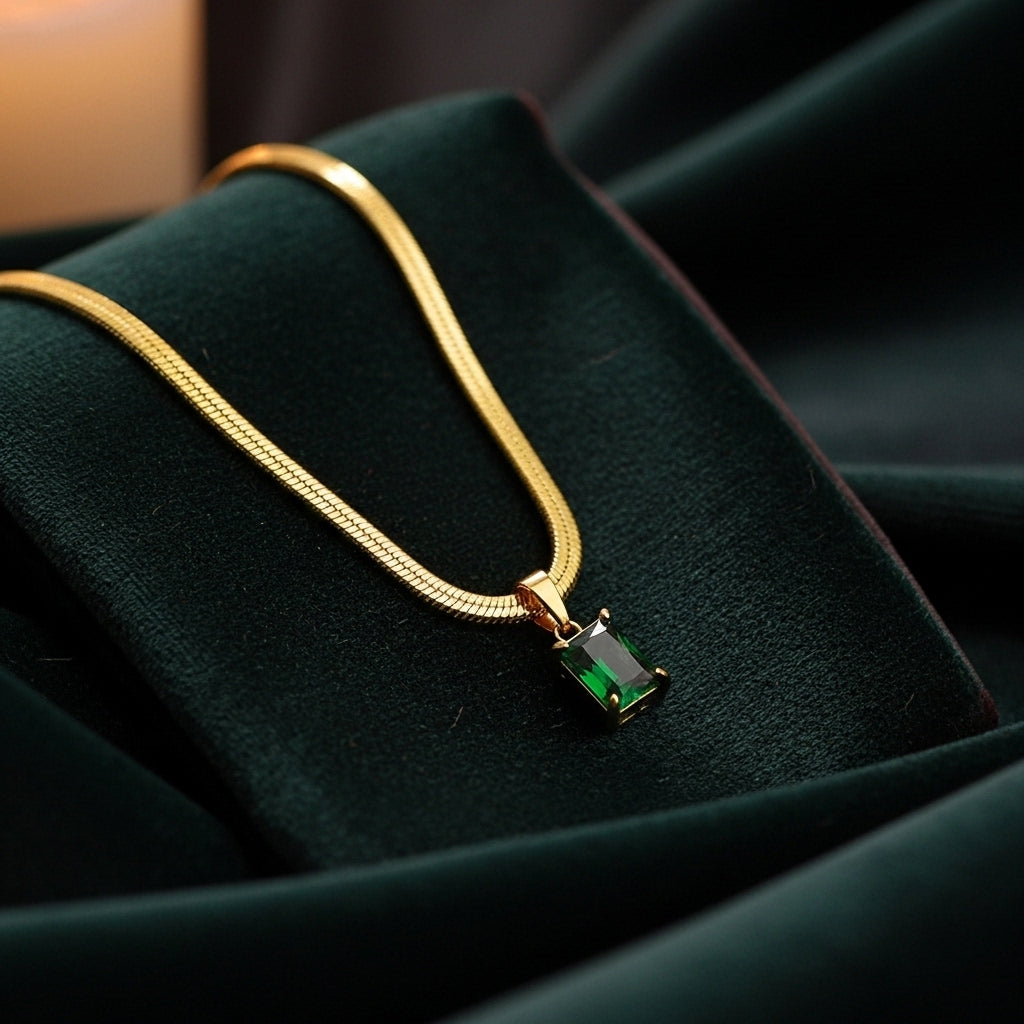 Golden Snake Necklace