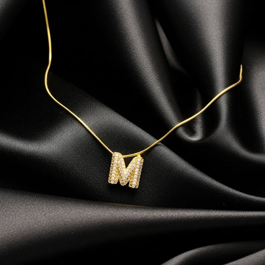 M — Alphabet Necklace