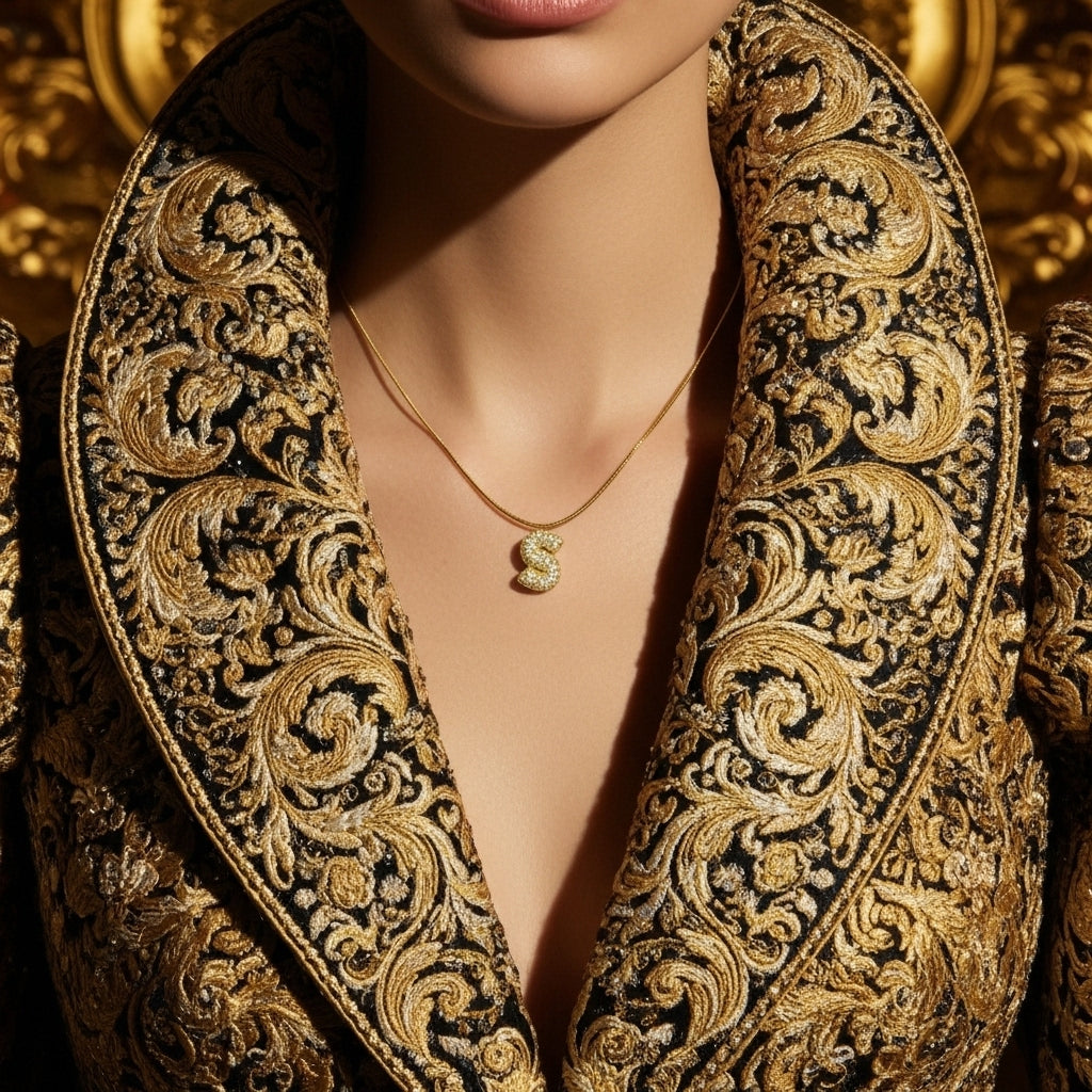 S — Alphabet Necklace