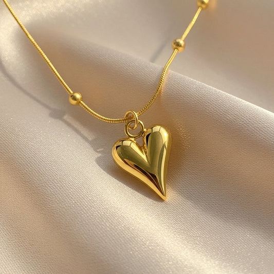 Golden Heart Necklace