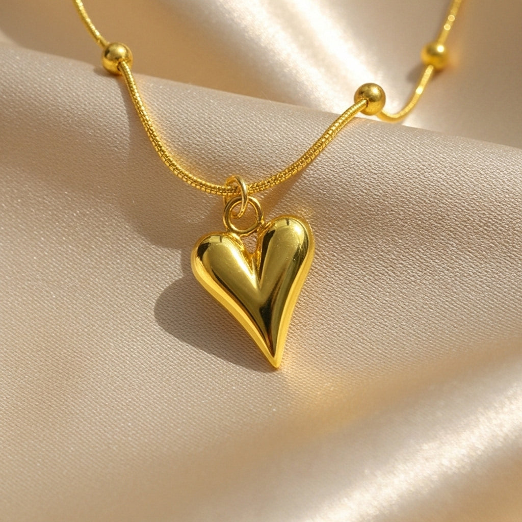 Golden Heart Necklace
