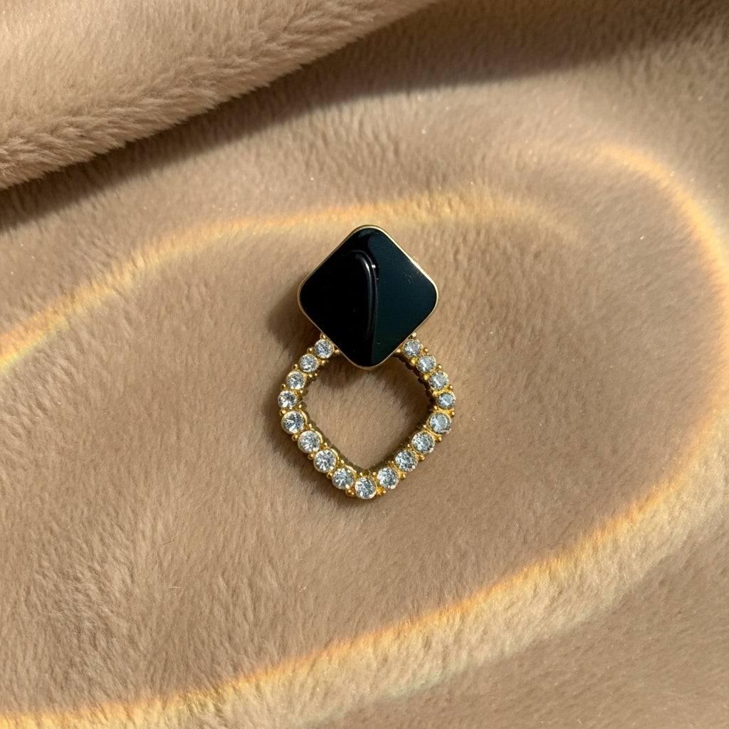 Diamond Halo Earrings