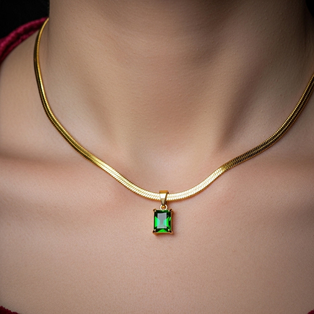 Golden Snake Necklace