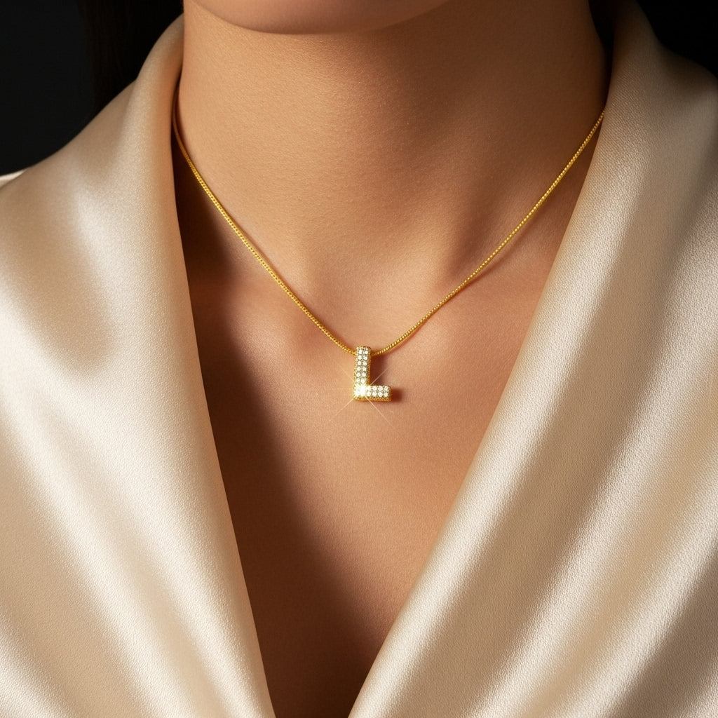 L — Alphabet Necklace