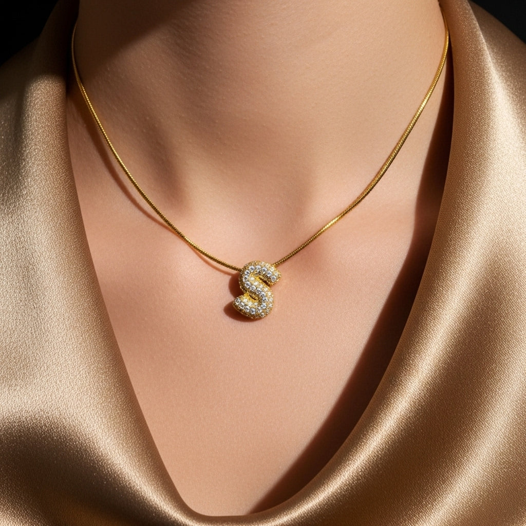 S — Alphabet Necklace