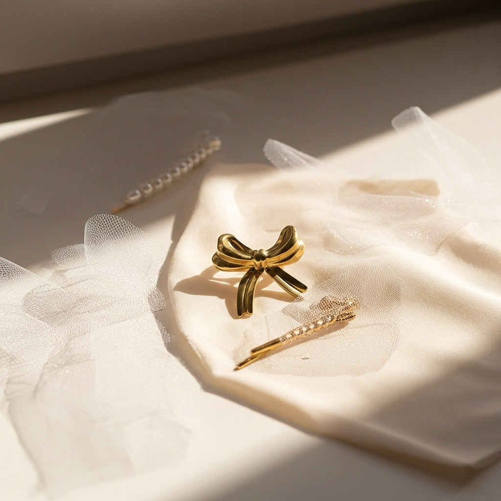 Gold Bow Statement Ring