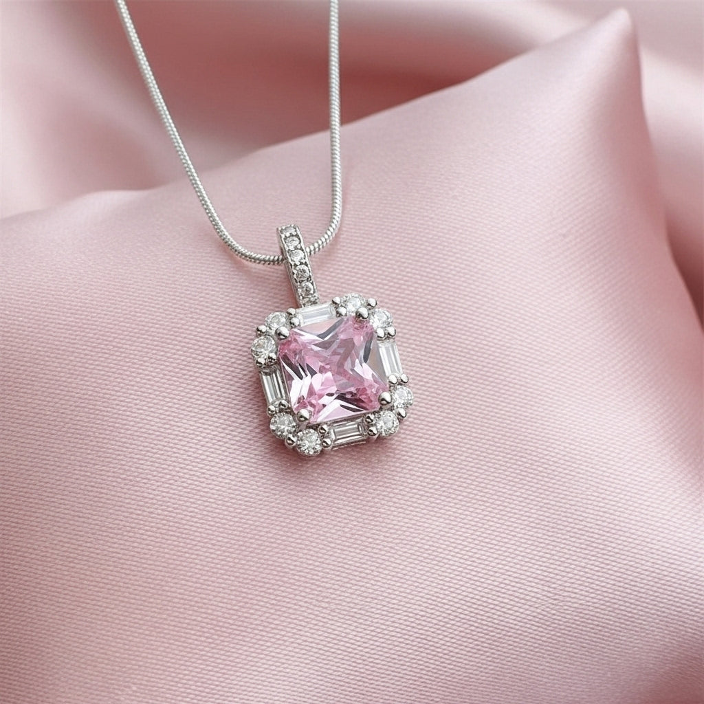 Pink Stone Necklace