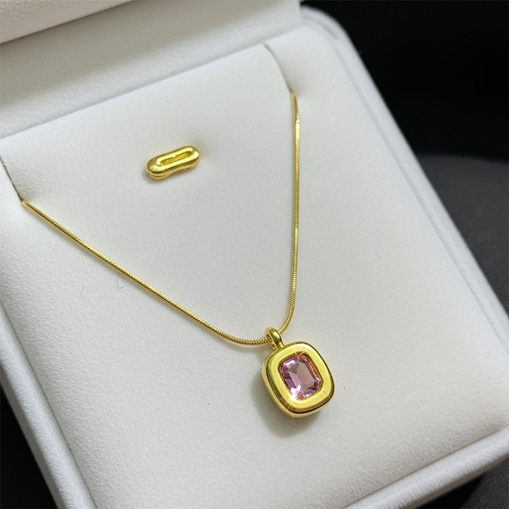 Gold Ruby Necklace