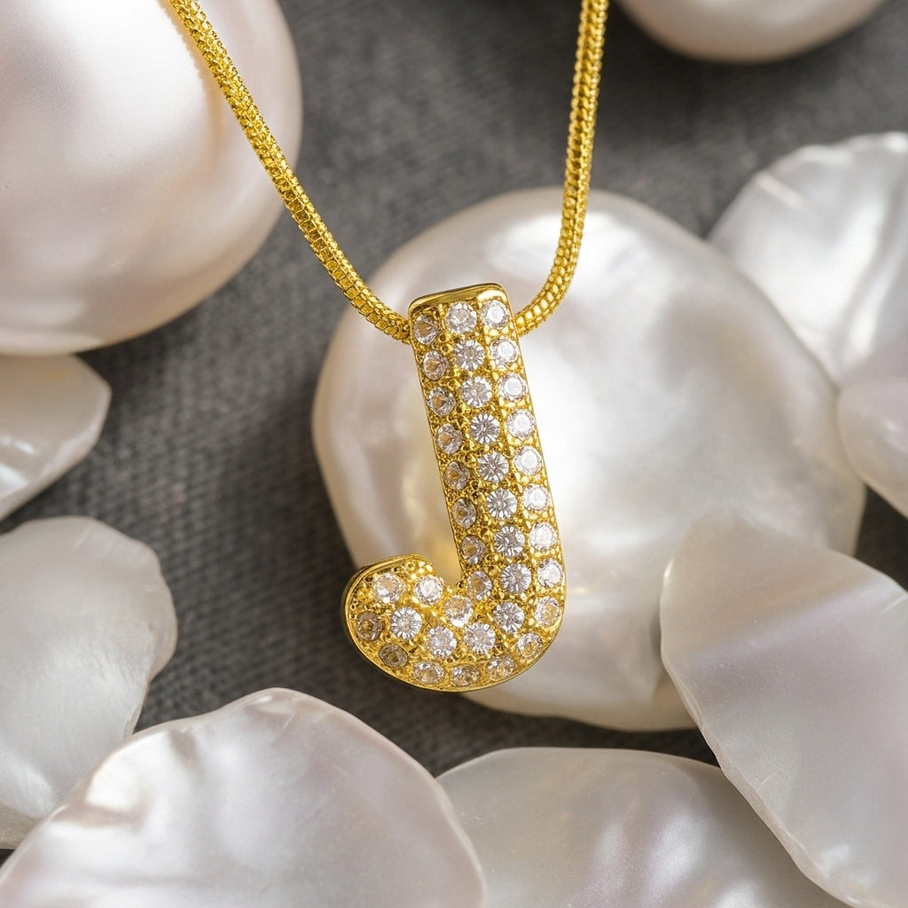 J — Alphabet Necklace