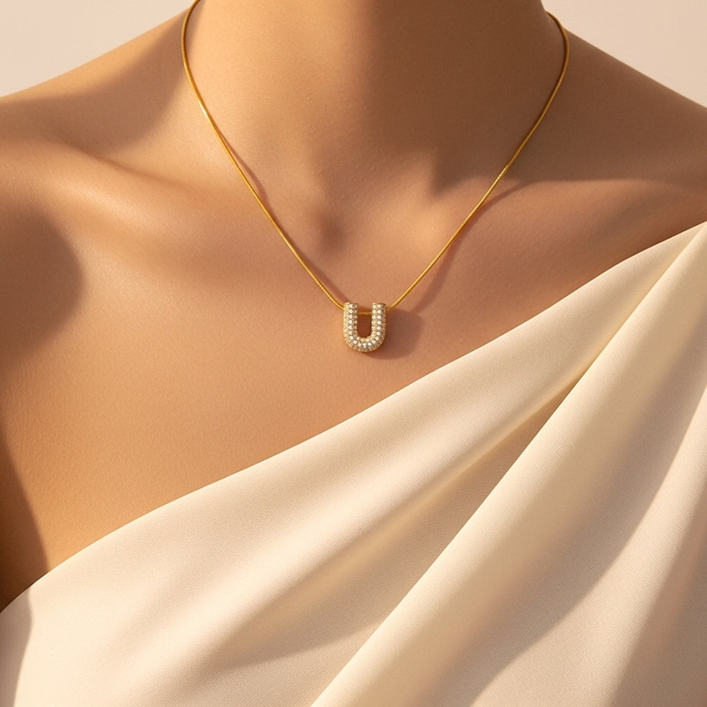U — Alphabet Necklace