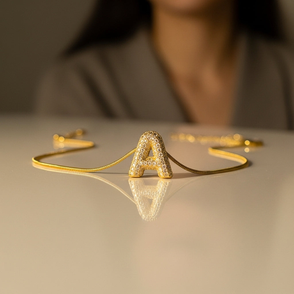 A — Alphabet Necklace