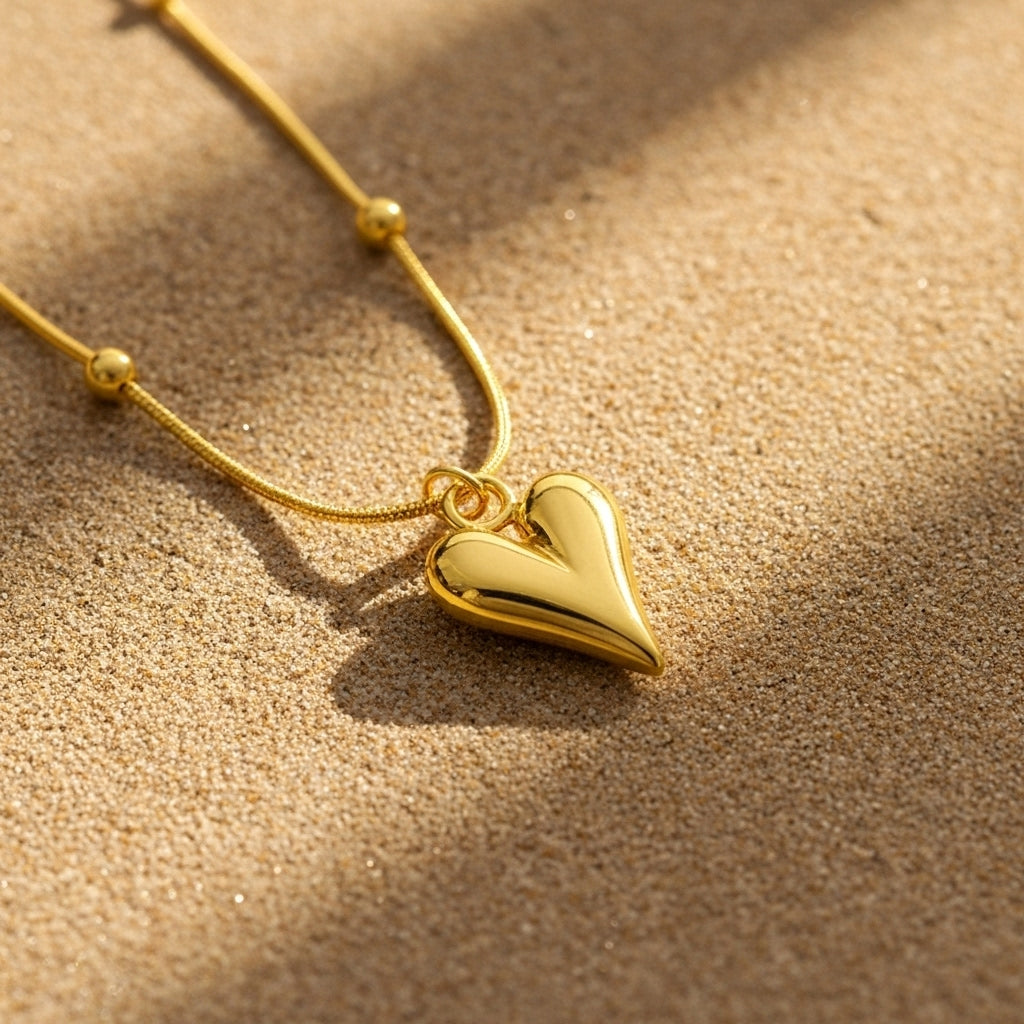Golden Heart Necklace