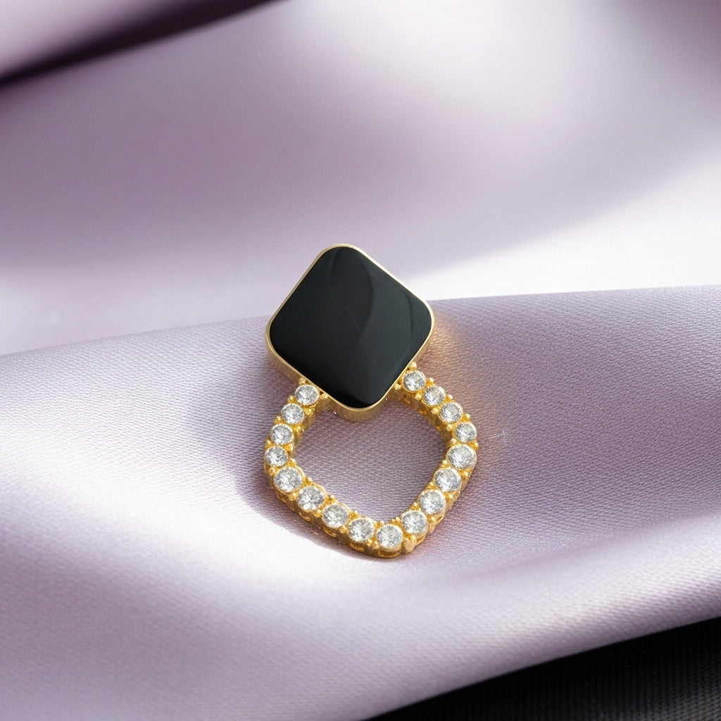 Diamond Halo Earrings