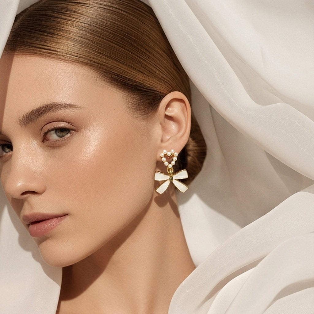 Tassel Heart Earring