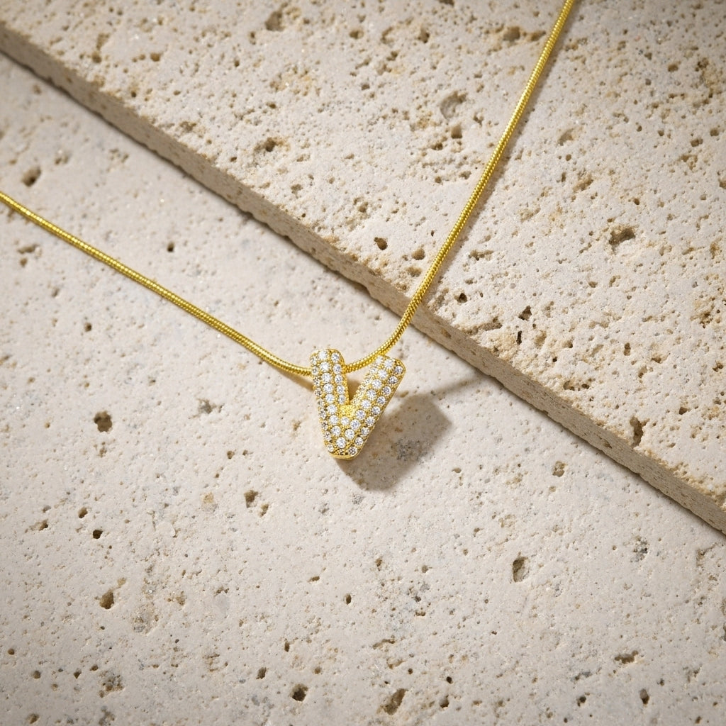 V — Alphabet Necklace