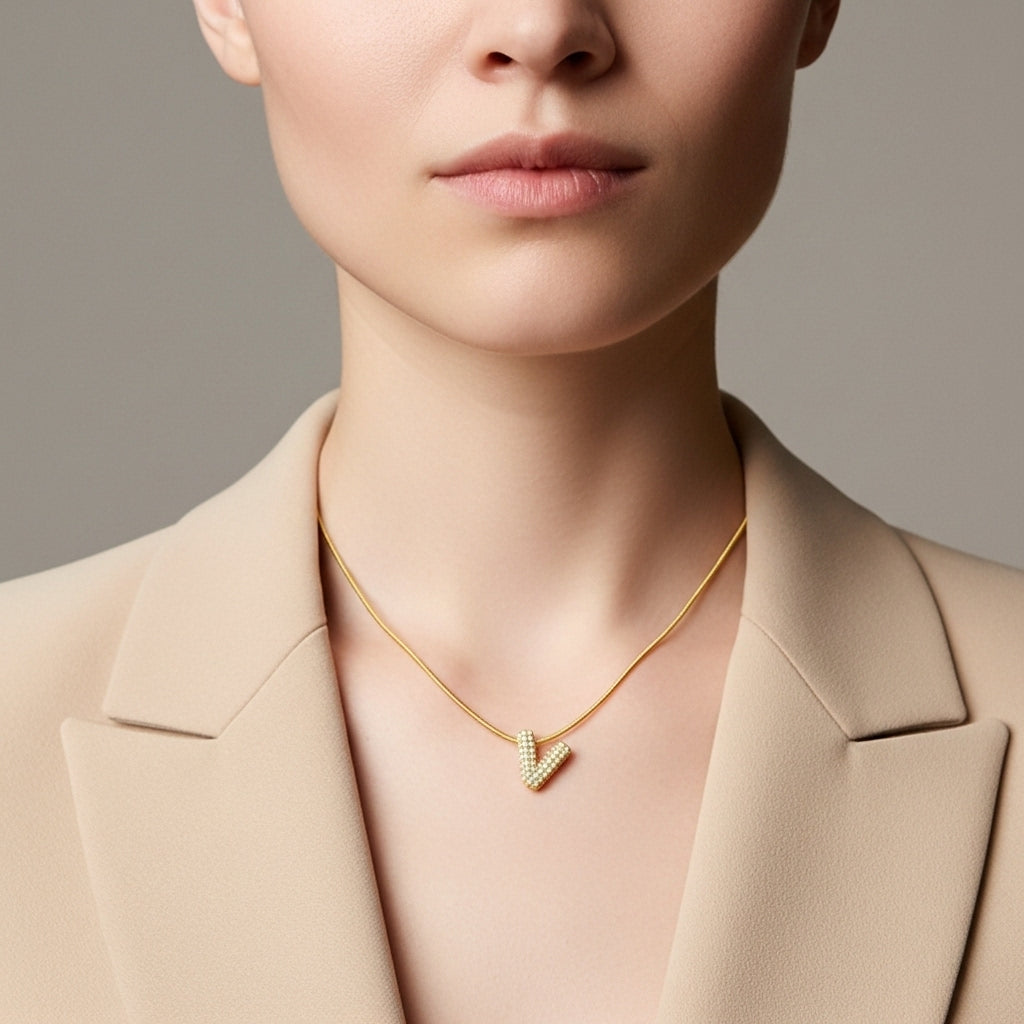 V — Alphabet Necklace