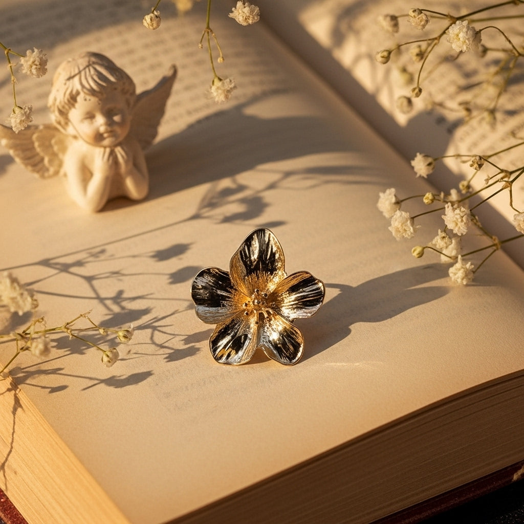 Golden Bloom Studs