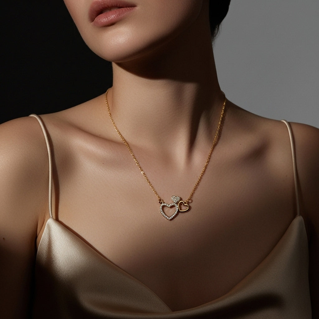 Triple Hearts Necklace