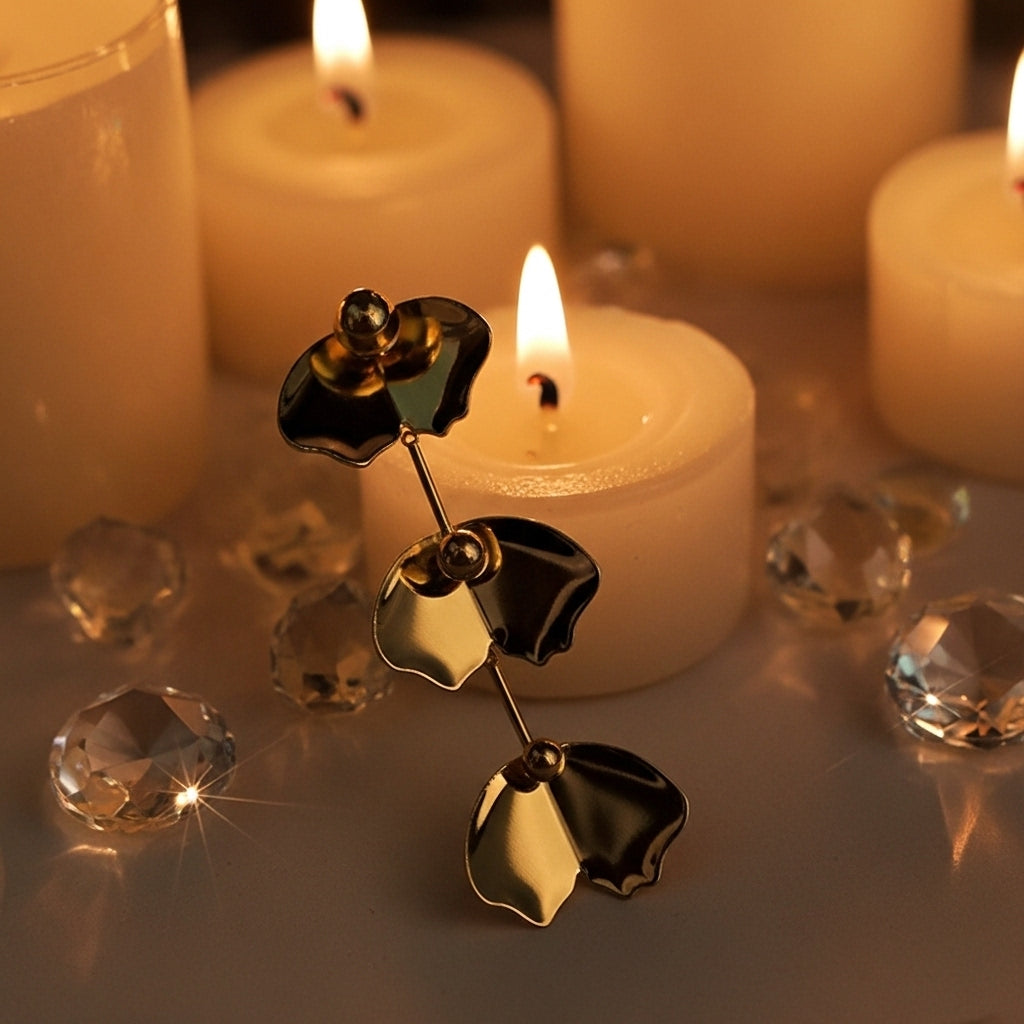 Ginkgo Cascade Earrings