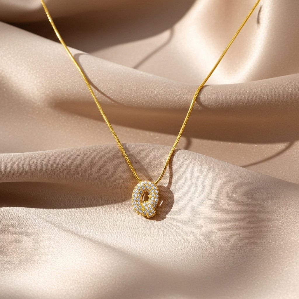 Q — Alphabet Necklace