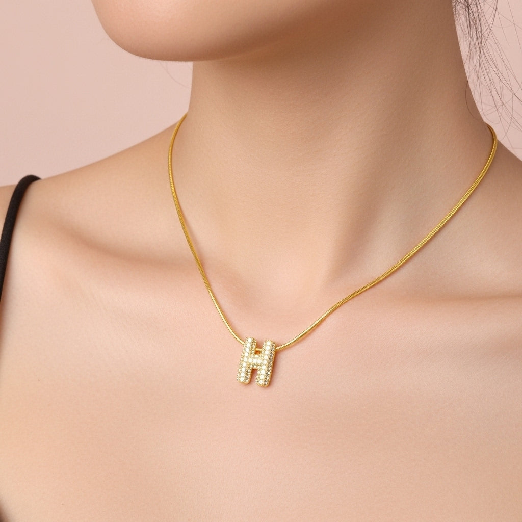 H — Alphabet Necklace